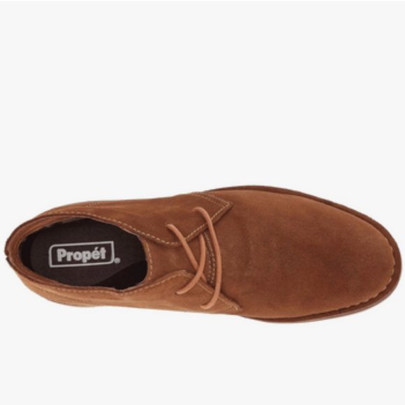 Propét Men\'s Findley Chukka Boot Tan Desert Sand Suede 8.5 W(E) main image 4